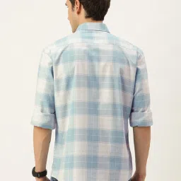 Burnt Umber Brown Regular Fit Check Shirt image 2