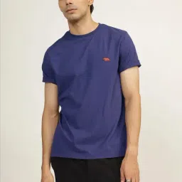 Andamen Purple Cotton Regular Fit T-Shirt-picture-49