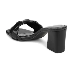Design Crew Women's Black Casual Sandals image 5