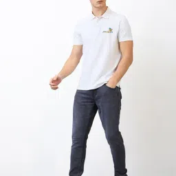 Spykar Men Slim Fit Low Rise Cotton Casual Jeans image 5