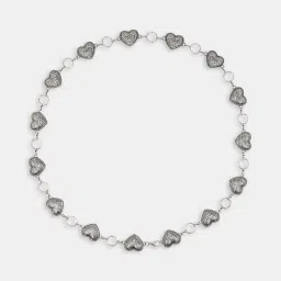 Forever Glam by Pantaloons Grey Fabric Embellished Belt for Women image 2