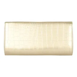 Lino Perros Golden Textured Medium Wallet for Women image 2