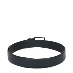 Van Heusen Navy Leather Textured Waist Belt image 2