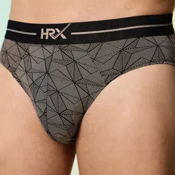 HRX by Hrithik Roshan Men Geometric Printed Anti-Microbial Briefs HRX_SS25_M_BRF_CS1_002_D image 2