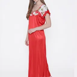 PHALIN Printed Maxi Nightdress image 4