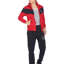 U.S. Polo Assn. Navy Blue Cotton Regular Fit Printed Trackpants image 5