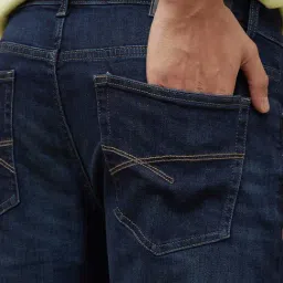 Forca By Lifestyle Dark Blue Slim Fit Jeans image 4