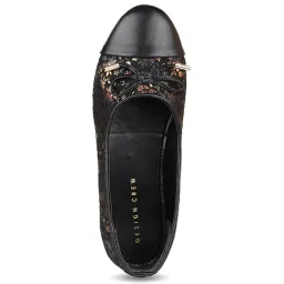 Design Crew Women's Black Flat Ballets image 3
