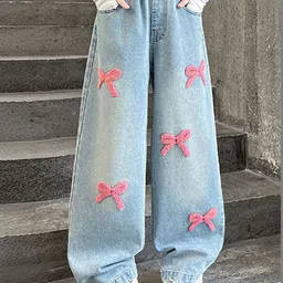 FOREVER FRIDAY Girls Comfort Regular Fit Mid-Rise Light Fade Jeans-picture-20