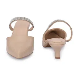 Clog London Women's Beige Mule Shoes image 5