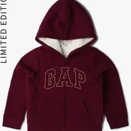 GAP Girls Plum Embroidered Hooded Sweatshirt-picture-14