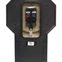 eCraftIndia Grey Plastic Vertical Analog Pendulum Wall Clock image 4