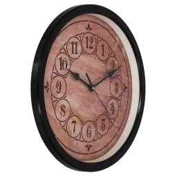 eCraftIndia Designer Round Analog Black Wall Clock image 5