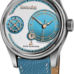 DOUBLERUN Men Dial & Leather Bracelet Style Straps Analogue Chronograph Watch H05N14042 image 5