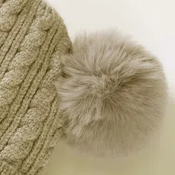 Adorazone Kids Woollen Beanie With Pom Pom image 3