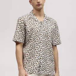 Lindbergh White Regular Fit Printed Shirt-picture-13