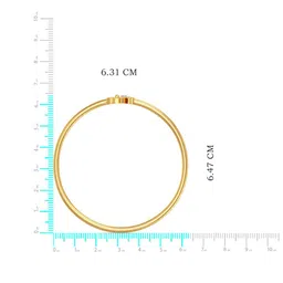 Joyalukkas Embroidered beautiful Gold Bangle- 8.53 gms image 4