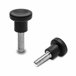 Elesa Glass Fibre Reinforced Polyamide Round Knob M8 x 30 Threaded Stud, 243336-C1 (Pack of 10 Pcs)-picture-12