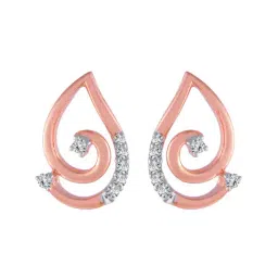 P.C. Chandra Jewellers 18 kt Gold & Diamond Earrings-picture-14
