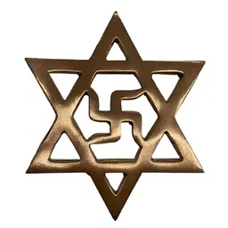 The Spiritual Living Copper Star Swastik Wall Hanging Decor-image-17