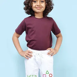NUSYL Boys Printed Regular Fit Cotton Shorts image 4