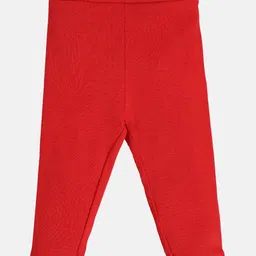 MINI KLUB Cotton Knit Solid Leggings - Red-picture-30
