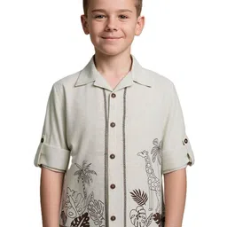 CAVIO Boys Comfort Printed Casual Shirt-picture-30