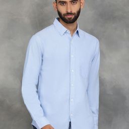 Greenfibre Men Slim Fit Opaque Casual Shirt-picture-47