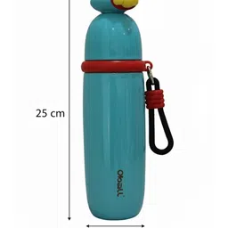 Rushabh Novelty Insulated , BPA Free, leakproof, hot and cold, bottle for school, college, office and travelling Water Bottle - 046-Blue -480ml image 3