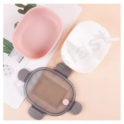 FunBlast Double Compartment Lunch Box with Spoon - Pink image 4