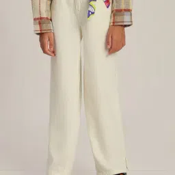 VERO MODA GIRL Bright White Cotton Jeans-picture-23