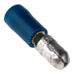 RS PRO Insulated Crimp Bullet Connector Copper Male 5 mm Blue, 534660-picture-12