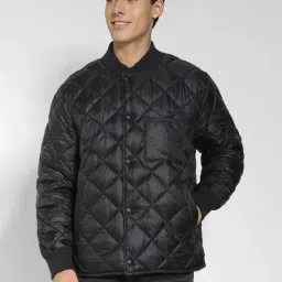 American Eagle Outfitters Black Regular Fit Quilted Jacket-picture-24
