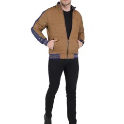 Monte Carlo Brown Regular Fit Quilted Quilted Jacket image 5