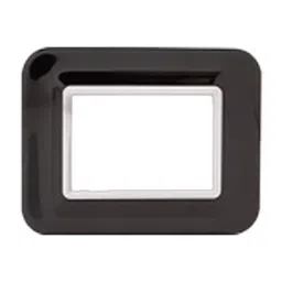 Anchor Roma Urban Hue 18 Module Lamp Black Polycarbonate Cover Plate with Base Frame & Coller, 66818LBC-picture-30