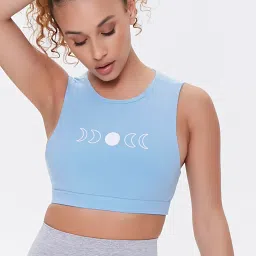 Forever 21 Blue Non Wired Non Padded Sports Bra image 1