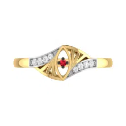 PC Jeweller The Ellette 22 kt Gold Ring image 2
