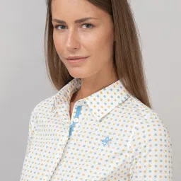 Beverly Hills Polo Club White Printed Shirt image 5