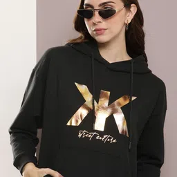 Kook N Keech Women Typography Printed Hooded Sweatshirt-image-20