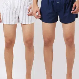 VASTRADO Core Fashion Multi Regular Fit Stripes Boxers (Pack of 2)-picture-15