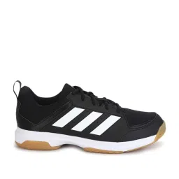 Adidas Men's Ligra 7 M Charcoal Black Indoor Court Shoes image 1