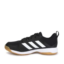 Adidas Men's Ligra 7 M Charcoal Black Indoor Court Shoes image 3