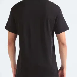 Calvin Klein Jeans Dark Juniper & Black Solid Regular Fit T-Shirt - Pack of 2 image 2