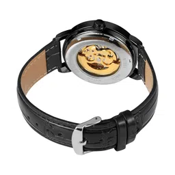 FORSINING Men Dial & Leather Straps Analogue Automatic Motion Powered Watch TWW_WRG8173M3B1 image 5