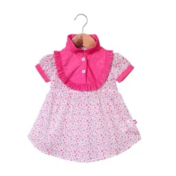Nino Bambino Kids Pink Floral Dress-image-32