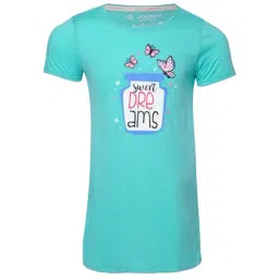 Jockey Kids Blue Graphic Print Sleep Dress-picture-26