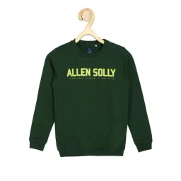 Allen Solly Junior Green Graphic Print Sweatshirt-image-48