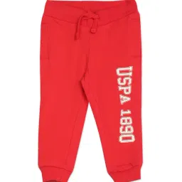 U.S. Polo Assn. Kids Red Printed Joggers-picture-40