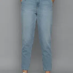 Allen Solly Blue Cotton Mid Rise Jeans-picture-25