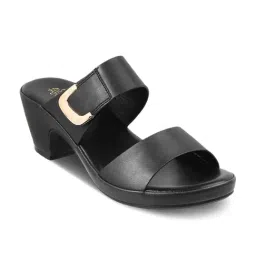 Tresmode Women's Black Casual Sandals-image-44